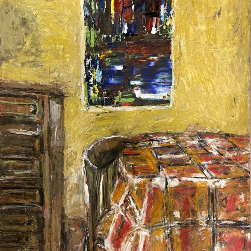 Toalha de mesa com pôster do Gerhard Richter
